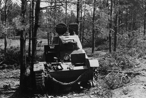 Disabled Soviet Tank