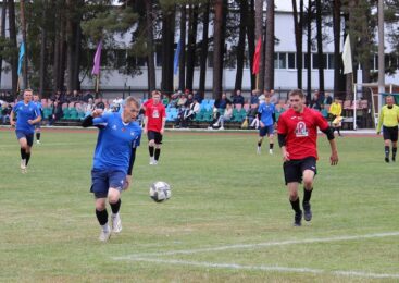 В региональном этапе чемпионата Республики Беларусь по футболу во втором по силе дивизионе второй лиги (Брестская область) состоялся первый стыковой матч за третье место
