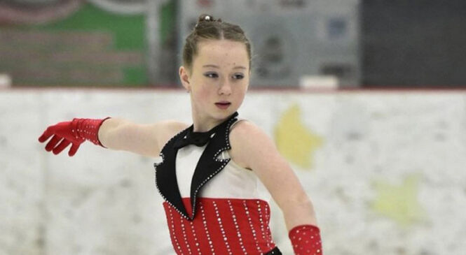 Фігурыстка Дар’я Межыеўская ўзяла серабро на рэспубліканскім турніры ў Гродна, а ў аддзяленні па фігурным катанні ідзе набор дзяцей