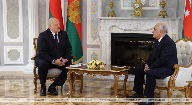 Лукашэнка пра адносіны з Азербайджанам: мы не дружым супраць трэціх краін, а робім усё ў імя нашых народаў