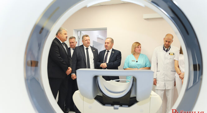 Кабінет камп’ютарнай тамаграфіі і новы прыёмны пакой адкрылі ў Пружанскай ЦРБ