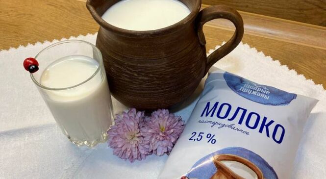 Малако ад «Шчодрых Пружан» цяпер у поліэтыленавых пакетах!