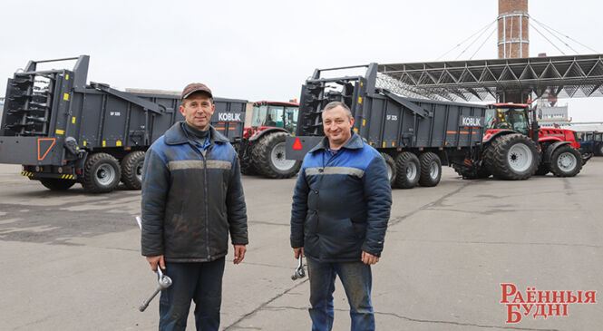 Новую тэхніку закупілі на «Пружанскім льнозаводзе» і даверылі яе вопытным механізатарам