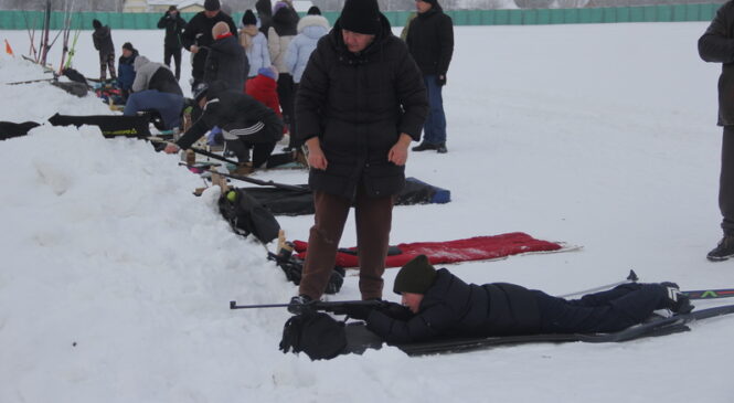 Районный этап республиканских соревнований среди детей и подростков по биатлону «Снежный снайпер»