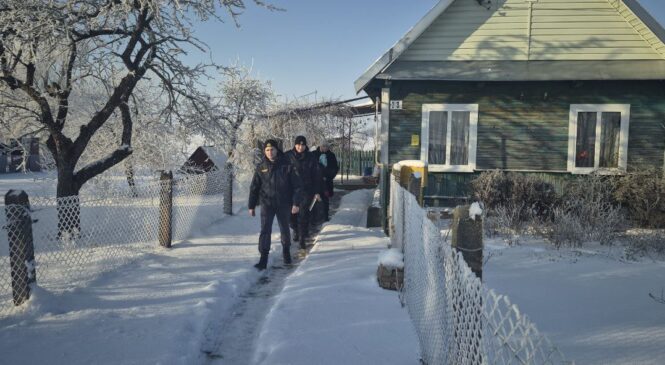 Безопасность общими усилиями: в Пружанском сельсовете прошел профилактический рейд